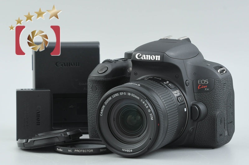 "Count 2,615" Canon EOS Kiss X9i / Rebel T7i / 800D 24.2 MP DSLR 18-55 Lens
