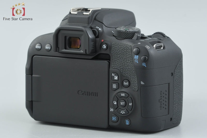 "Count 2,615" Canon EOS Kiss X9i / Rebel T7i / 800D 24.2 MP DSLR 18-55 Lens
