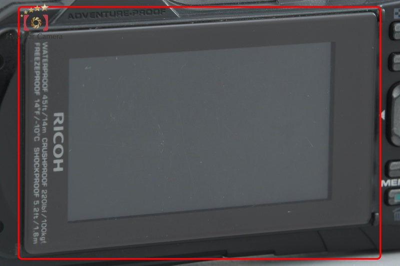 Ricoh Pentax WG-50 Orange 16.0 MP Waterproof Action Camera