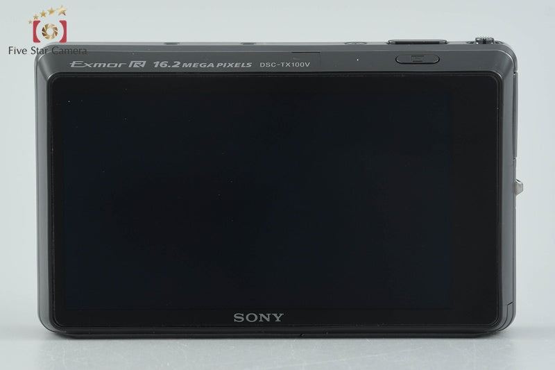 Sony Cyber-shot DSC-TX100V Black 16.2 MP Digital Camera [Japanese Language Only]