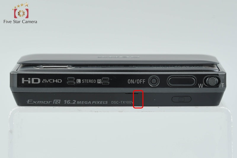 Sony Cyber-shot DSC-TX100V Black 16.2 MP Digital Camera [Japanese Language Only]
