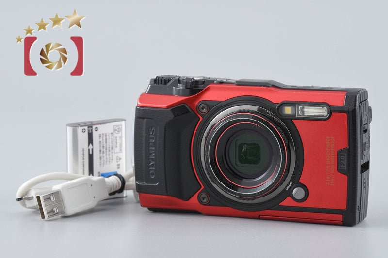 Olympus Tough TG-6 Red 12.0 MP 15m Waterproof Digital Camera