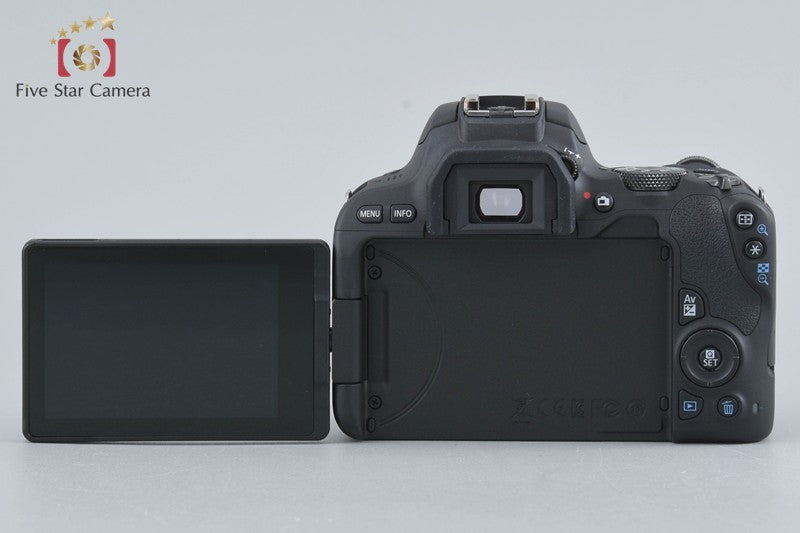"Count 3,954" Canon EOS Kiss X9 / Rebel SL2 / 200D Black 24.2 MP DSLR 18-55 Lens