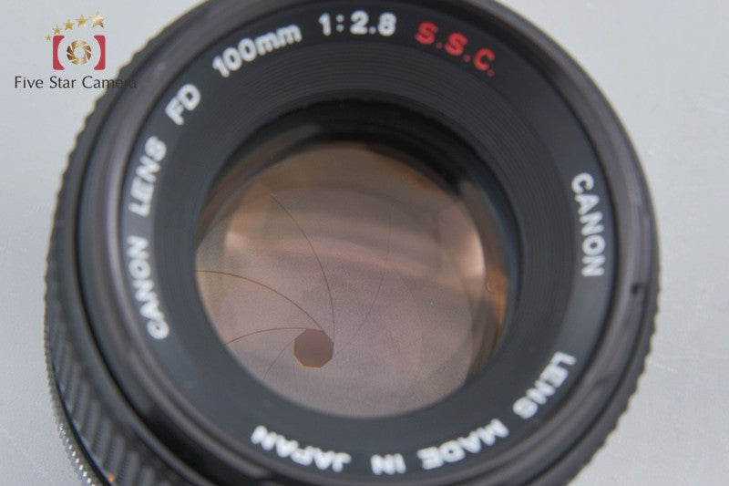 Canon FD 100mm f/2.8 S.S.C.