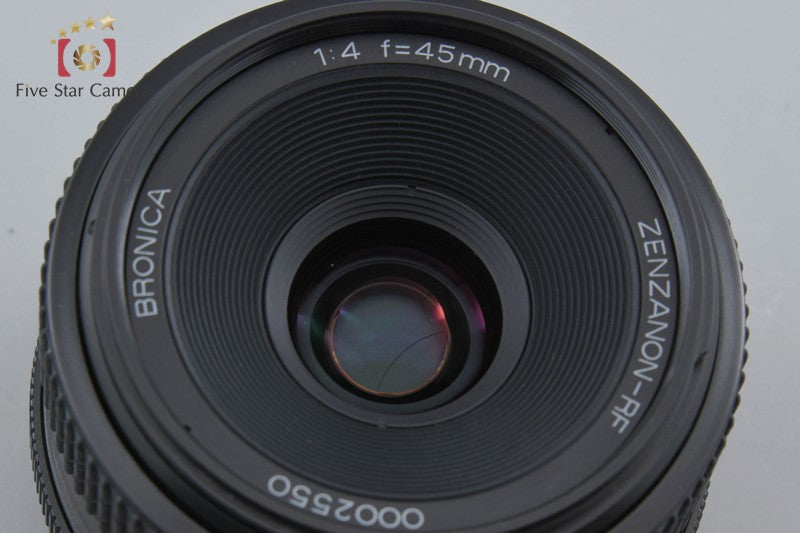 Bronica ZENZANON-RF 45mm f/4 + RF45VF Viewfinder for RF645