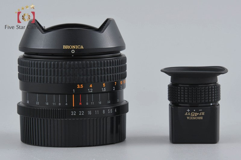 Bronica ZENZANON-RF 45mm f/4 + RF45VF Viewfinder for RF645