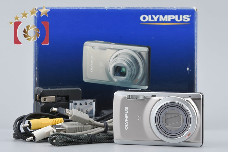 Olympus μ-7040 Titanium Silver 14.0 MP Digital Camera w/ Box