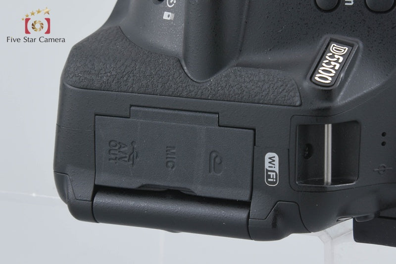 Nikon D5500 Black 24.2 MP Digital SLR Camera Body