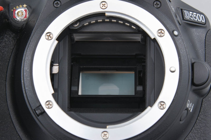 Nikon D5500 Black 24.2 MP Digital SLR Camera Body