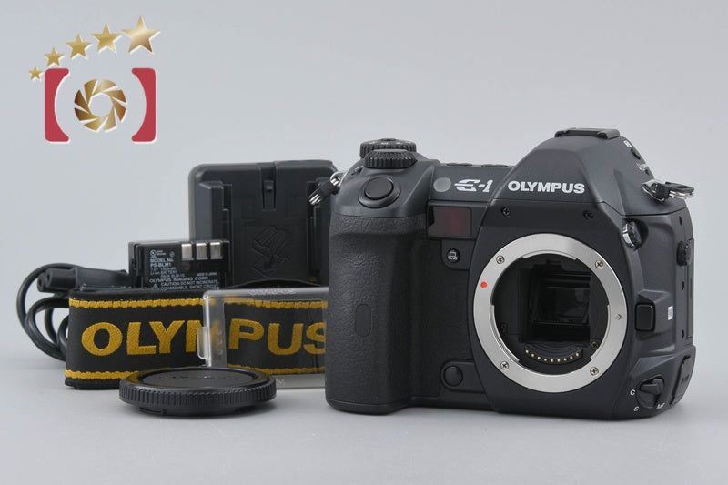 "Shutter count 74" Olympus E-1 Black 5.1 MP Digital SLR Camera Body