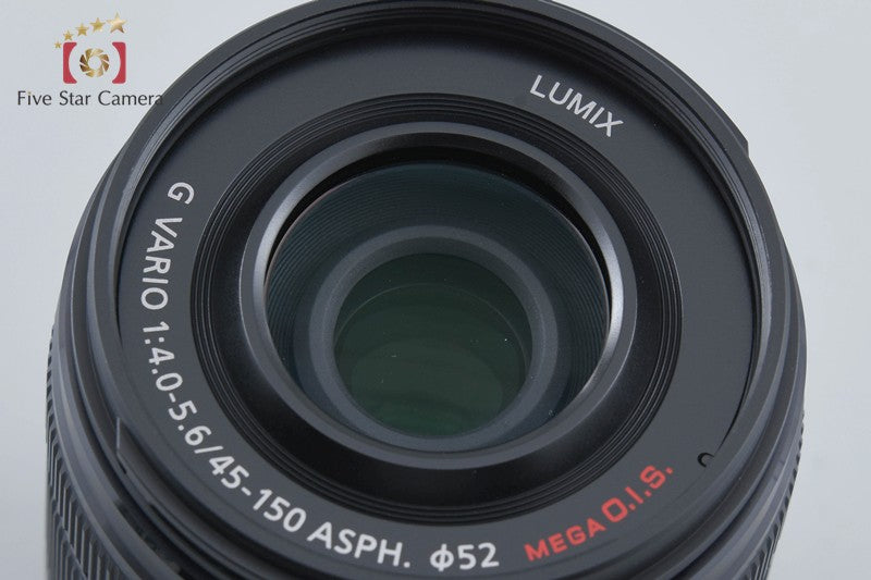 Panasonic LUMIX G VARIO 45-150mm f/4-5.6 ASPH. MEGA O.I.S. H-FS45150 Black