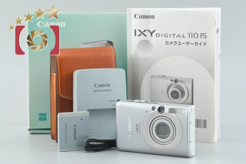Canon IXY Digital 110 IS Silver 10.0 MP Digital Camera w/ Box