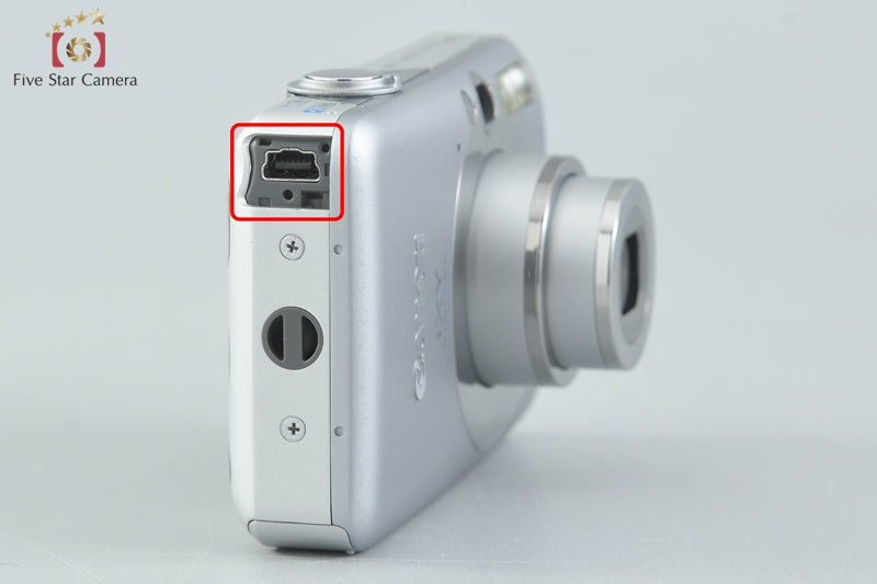 Canon IXY Digital 110 IS Silver 10.0 MP Digital Camera w/ Box