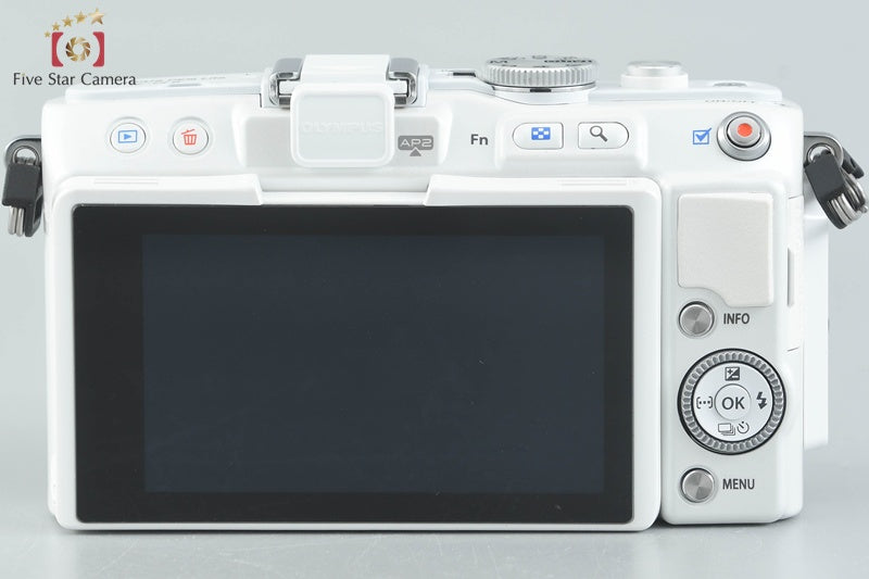 "Count 572" Olympus PEN Lite E-PL6 White 16.1 MP 14-42 EZ Lens