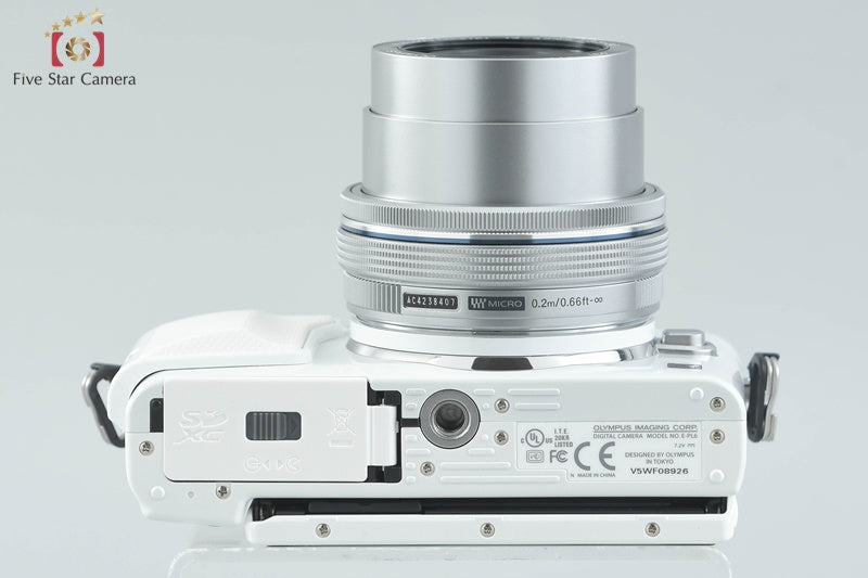 "Count 572" Olympus PEN Lite E-PL6 White 16.1 MP 14-42 EZ Lens