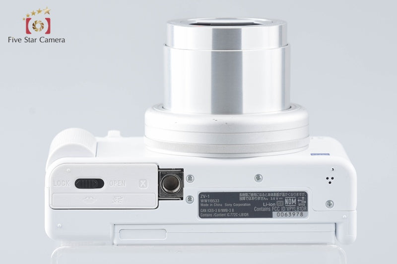 Sony VLOGCAM ZV-1 20.1 MP + GP-VPT2BT Shooting Grip [Japanese Language Only]