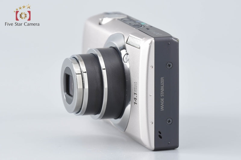 Canon IXY 10S Silver 14.1 MP Digital Camera w/ Box