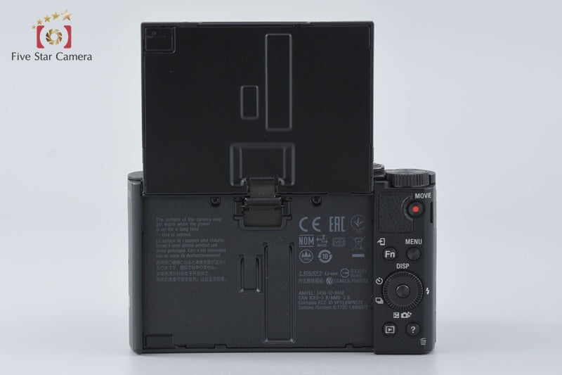 SONY Cyber-shot DSC-WX500 Black 18.2 MP Digital Camera [Japanese Language Only]