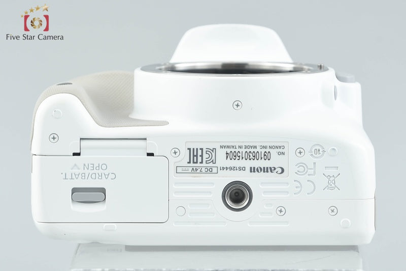 Canon EOS Kiss X7 / Rebel SL1 / 100D White 18.0 MP DSLR Camera Body