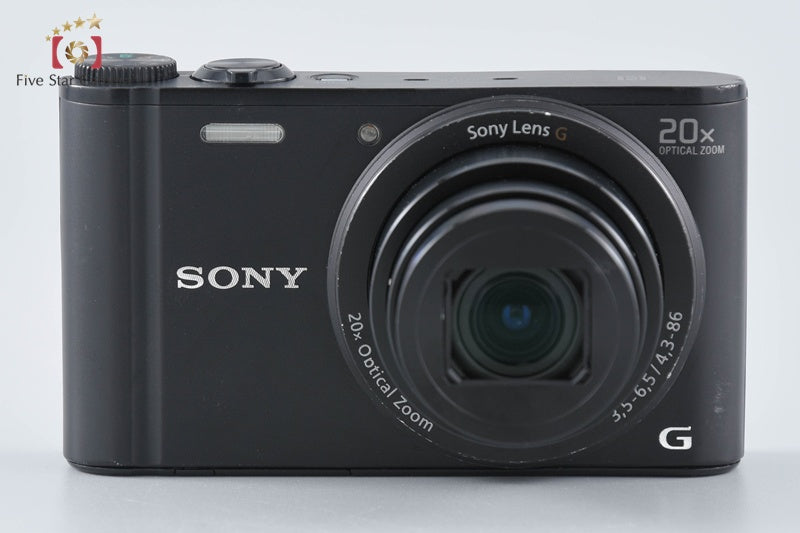 Sony Cyber-Shot DSC-WX350 Black 18.2 MP Digital Camera [Japanese Language Only]