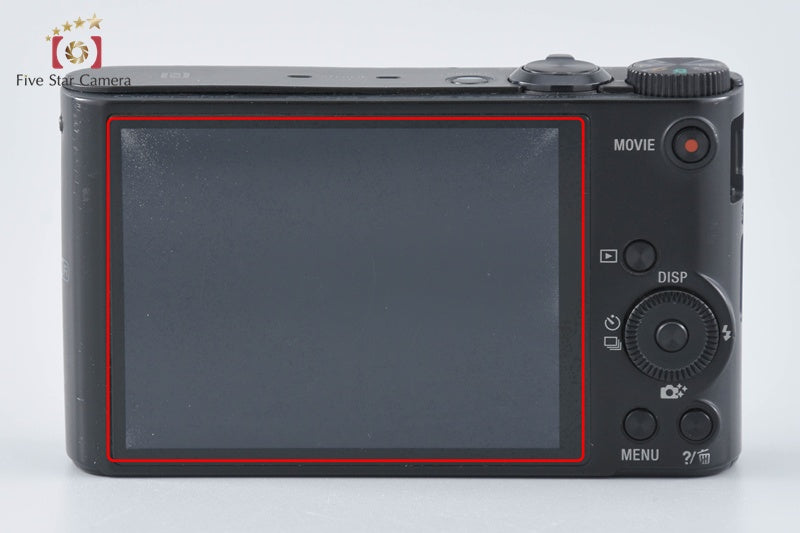 Sony Cyber-Shot DSC-WX350 Black 18.2 MP Digital Camera [Japanese Language Only]