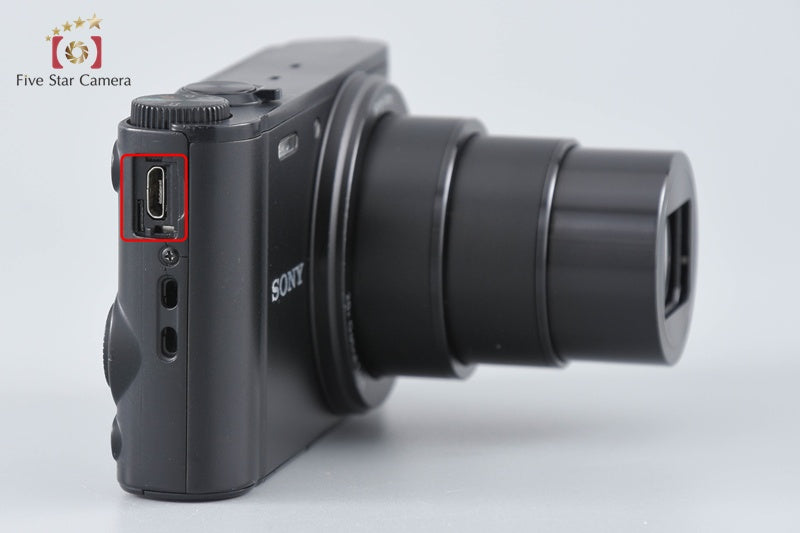 Sony Cyber-Shot DSC-WX350 Black 18.2 MP Digital Camera [Japanese Language Only]