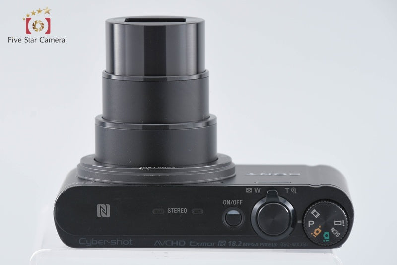 Sony Cyber-Shot DSC-WX350 Black 18.2 MP Digital Camera [Japanese Language Only]