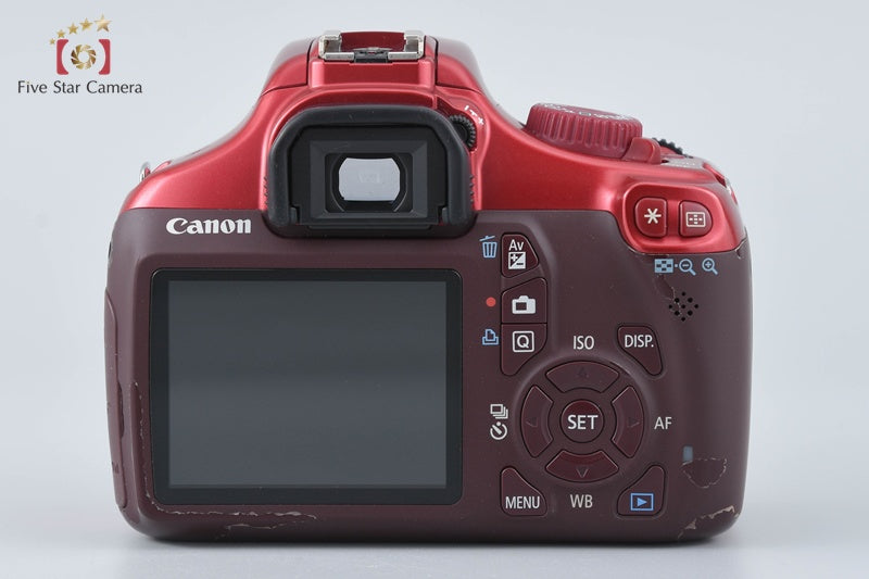 Canon EOS Kiss X50 / Rebel T3 / 1100D Red 12.2 MP 18-55 Lens