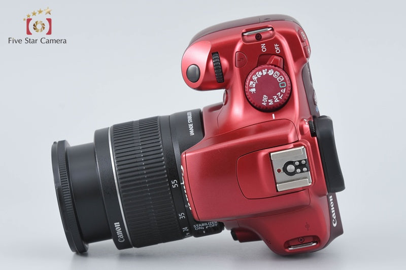 Canon EOS Kiss X50 / Rebel T3 / 1100D Red 12.2 MP 18-55 Lens