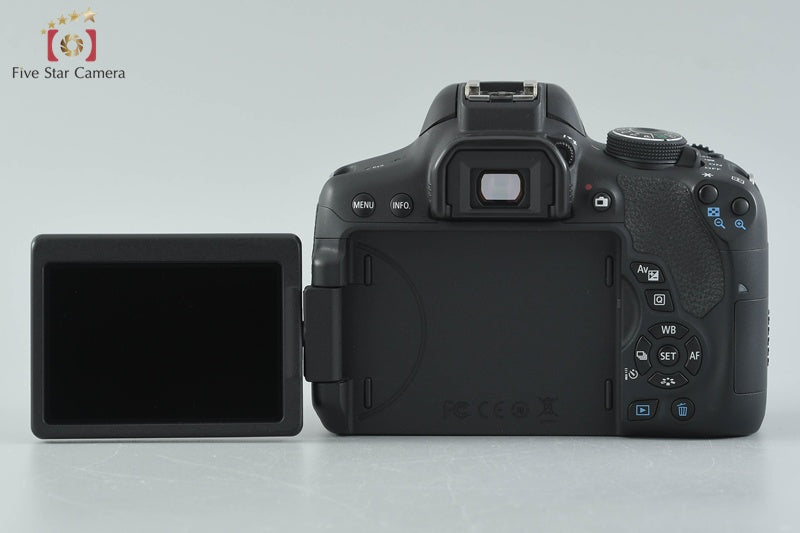 Canon EOS Kiss X8i / Rebel T6i / 750D 24.2 MP DSLR 18-55 55-250 Lenses