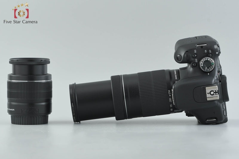 Canon EOS Kiss X5 / Rebel T3i / 600D 18.0 MP 18-55 55-250 Lenses