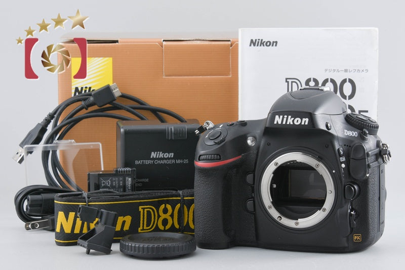 Nikon D800 36.3 MP Full Frame Digital SLR Camera Body w/ Box