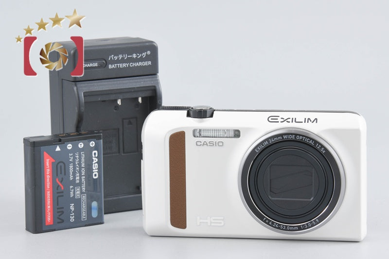 Casio HIGH SPEED EXILIM EX-ZR400 White 16.1 MP Digital Camera