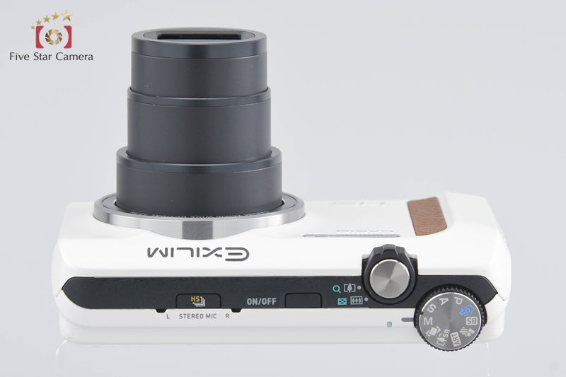 Casio HIGH SPEED EXILIM EX-ZR400 White 16.1 MP Digital Camera