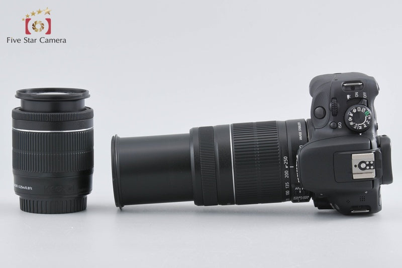 Canon EOS Kiss X7 / Rebel SL1 / 100D 18.0 MP 18-55 55-250 Lenses