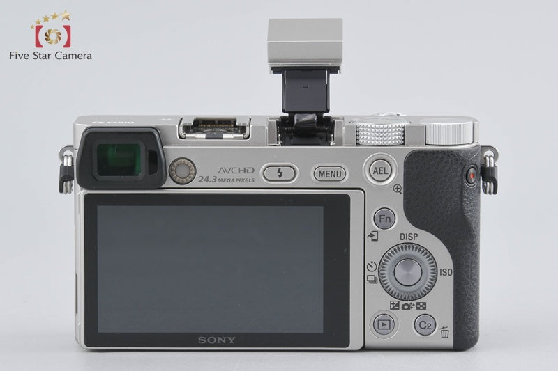 Sony Alpha α6000 ILCE-6000 Silver 24.3 MP 16-50 Lens [Japanese Language Only]