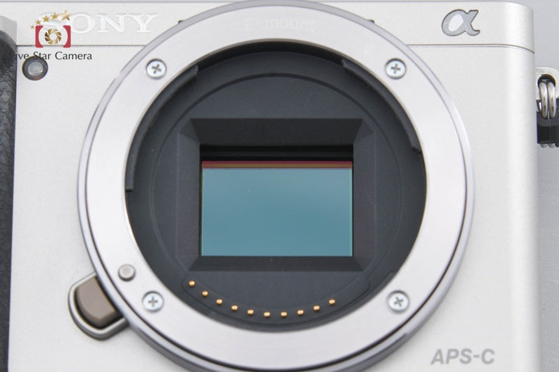 Sony Alpha α6000 ILCE-6000 Silver 24.3 MP 16-50 Lens [Japanese Language Only]