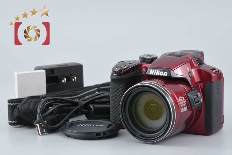 Nikon COOLPIX P510 Red 16.1 MP Digital Camera