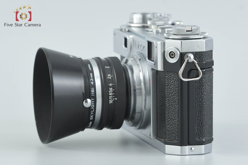 Nikon S2 Early Model Rangefinder Film Camera + NIKKOR-S.C 50mm f/1.4