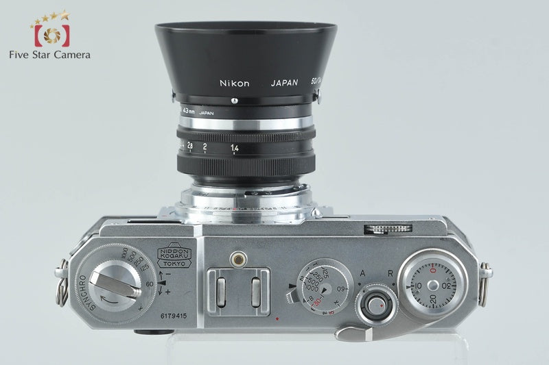 Nikon S2 Early Model Rangefinder Film Camera + NIKKOR-S.C 50mm f/1.4