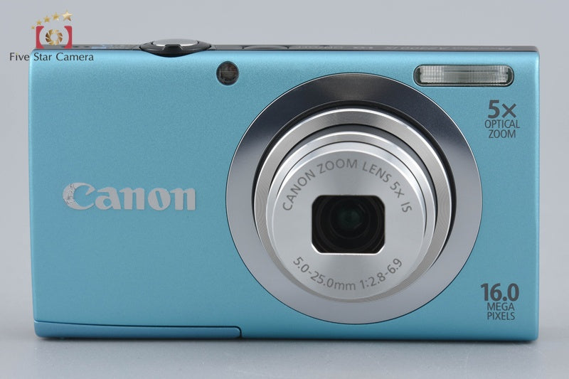 Canon PowerShot A2400 IS Blue 16.0 MP Digital Camera