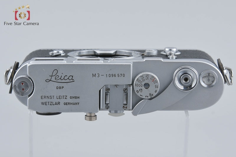 Leica M3 Single Stroke 35mm Rangefinder Film Camera Body