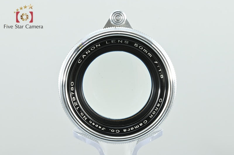 Canon 50mm f/1.8 Silver L39 LTM Leica Thread Mount Lens