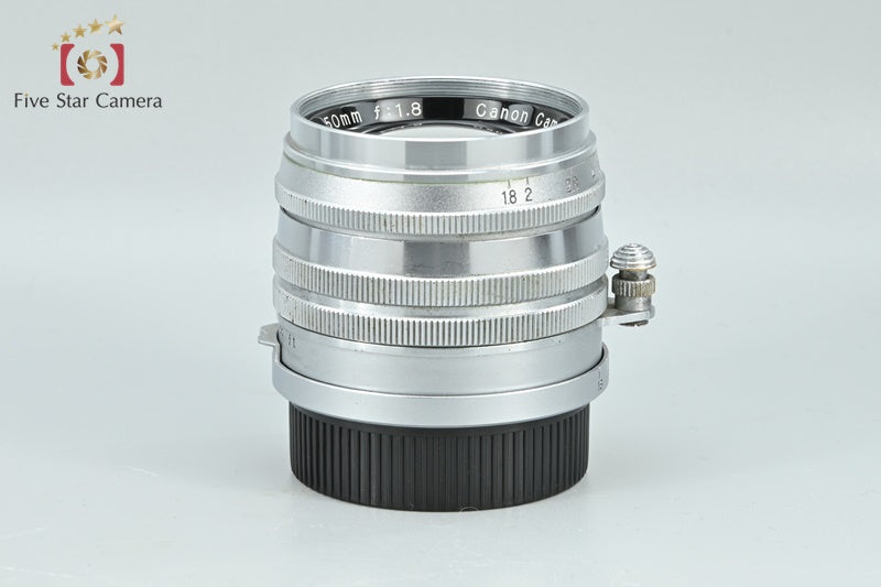 Canon 50mm f/1.8 Silver L39 LTM Leica Thread Mount Lens