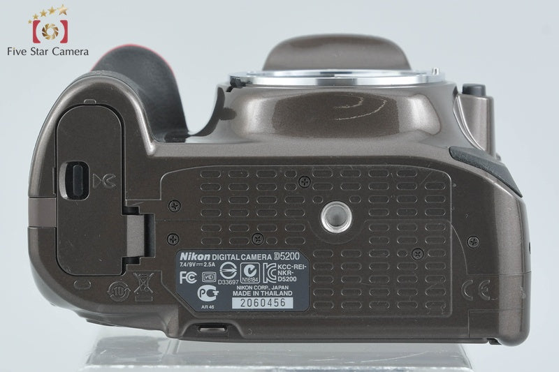 "Shutter count 337" Nikon D5200 Bronze 24.1 MP Digital SLR Camera Body