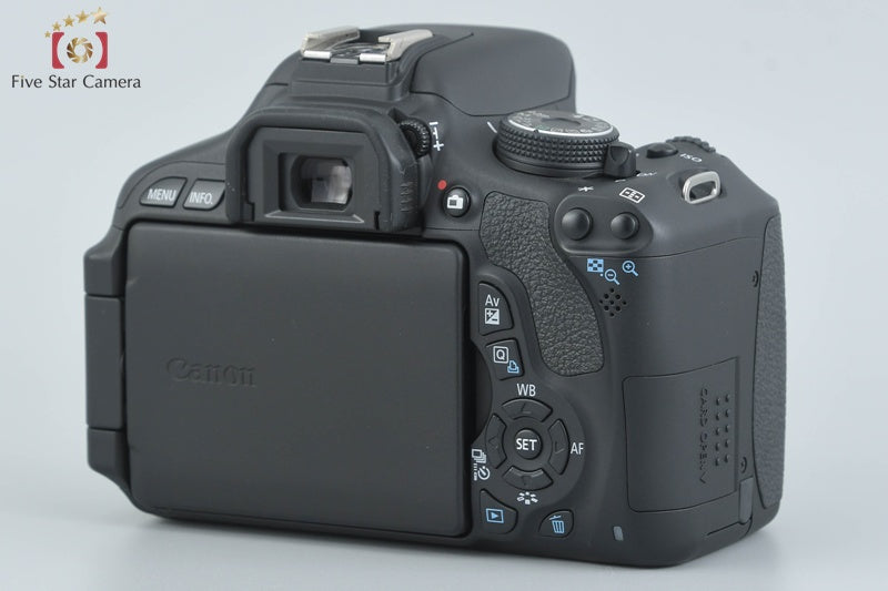 "Count 1,220" Canon EOS Kiss X5 / Rebel T3i / 600D 18.0 MP DSLR Camera Body