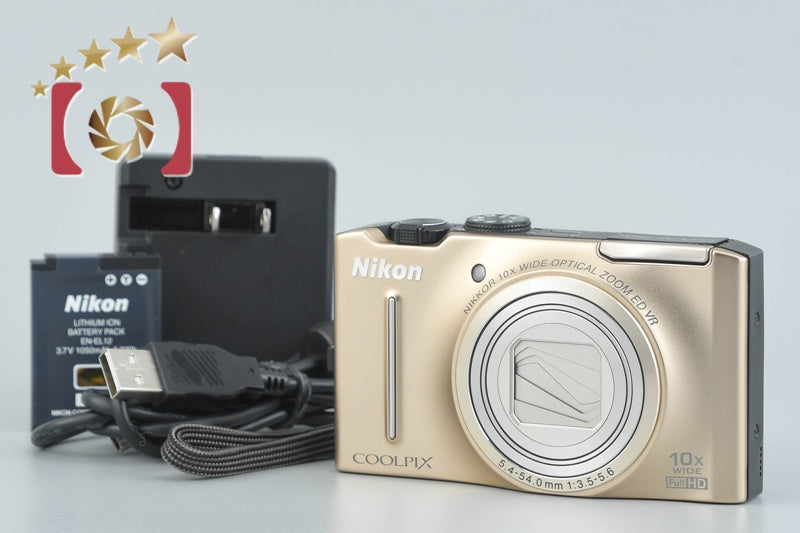 Nikon COOLPIX S8100 Precious Gold 12.1 MP Digital Camera