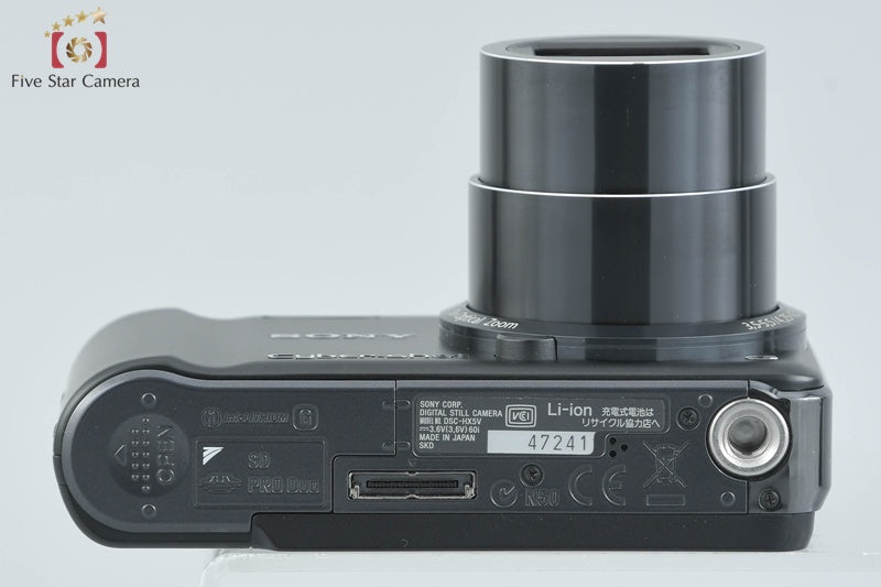 Sony Cyber-Shot DSC-HX5V Black 10.2 MP Digital Camera [Japanese Language Only]
