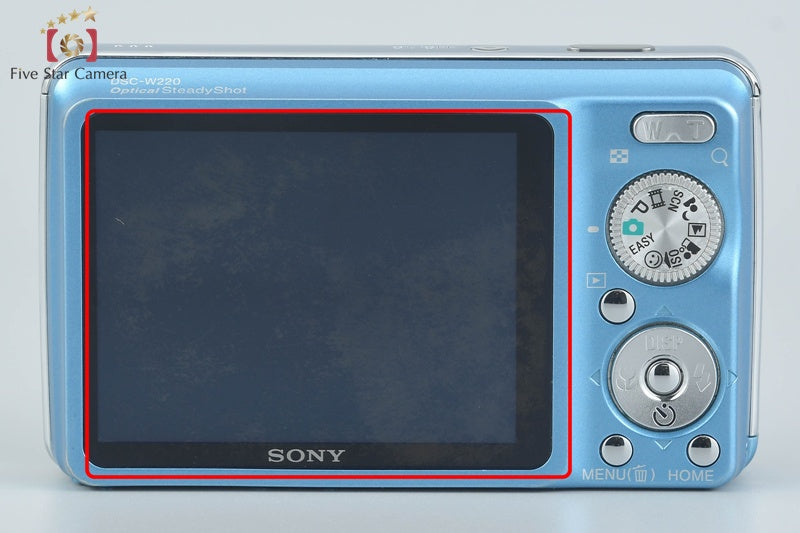 Sony Cyber-Shot DSC-W220 Blue 12.1 MP Digital Camera [Japanese Language Only]