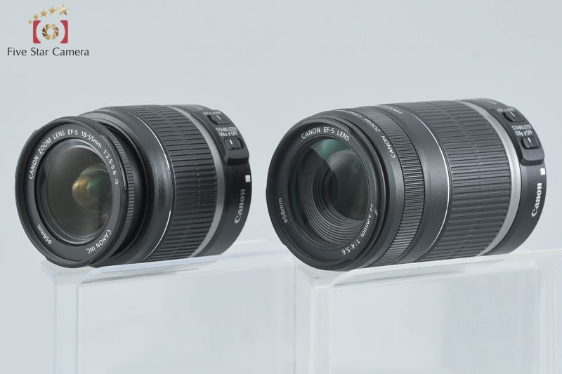 "Count 1,775" Canon EOS Kiss X2 / Rebel XSi /450D 12.2 MP 18-55 55-250 Lenses